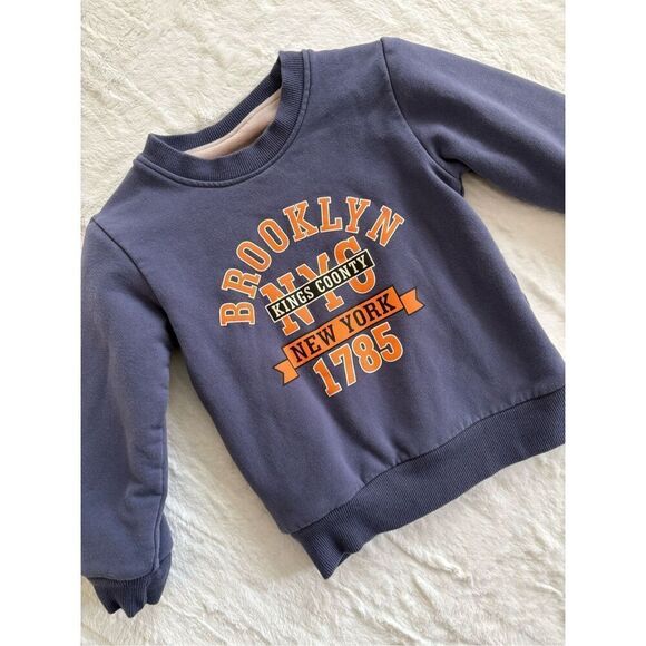 Brooklyn Toddler Lined Crewneck Sweater - Picture 1 of 3
